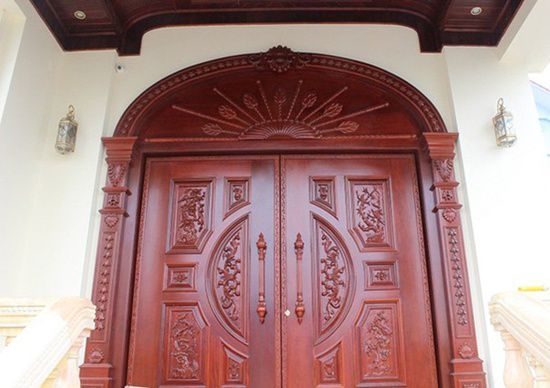 Mẫu cửa gỗ biệt thự Pháp – MS0006