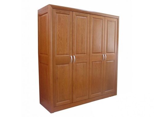 Tủ áo 4 buồng gỗ xoan đào – MS0013