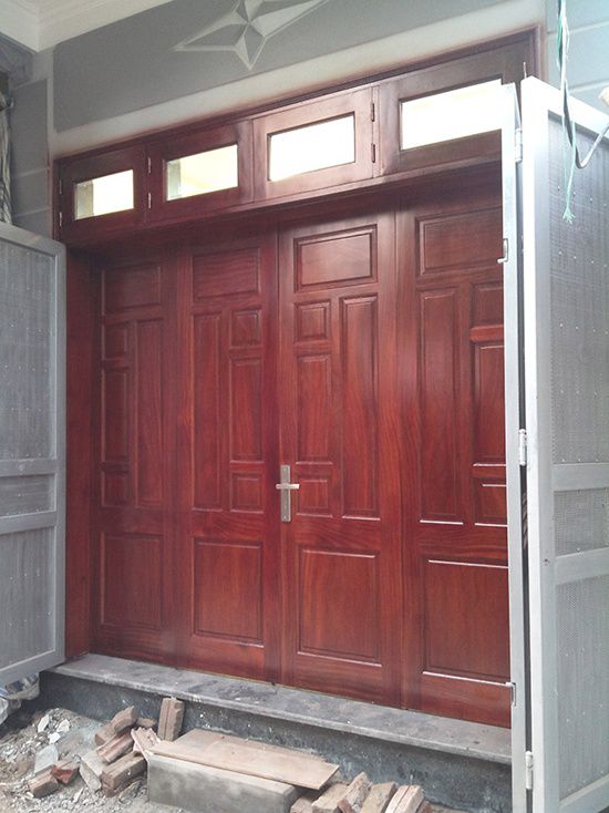 cửa gỗ gõ đỏ