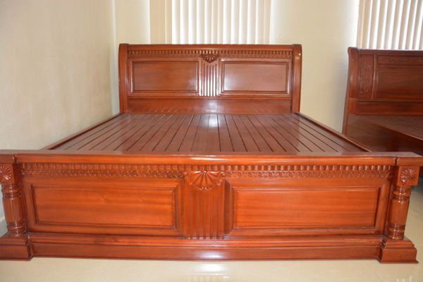 giường ngủ gỗ căm xe